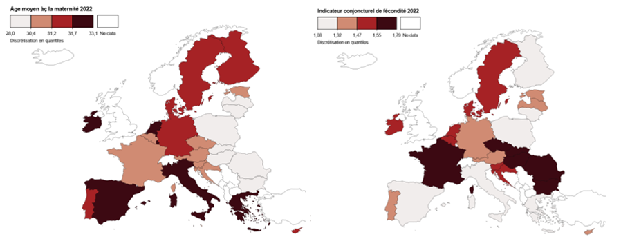 cartes3-4-europe-age-maternite-fecondite-2022