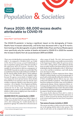 france 2020 68 000 excess deaths attributable to covid 19 population and societies ined editions ined institut national d etudes demographiques
